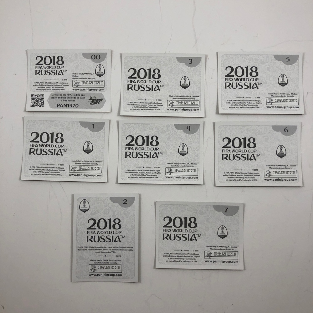 2018 Panini FIFA Russia World Cup Foils ~ Lot of 8 - Picture 2 of 2
